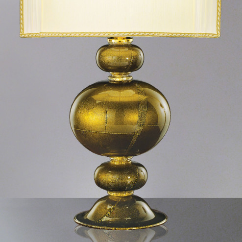 "Nausicaa" lampe de table or de Murano - detail