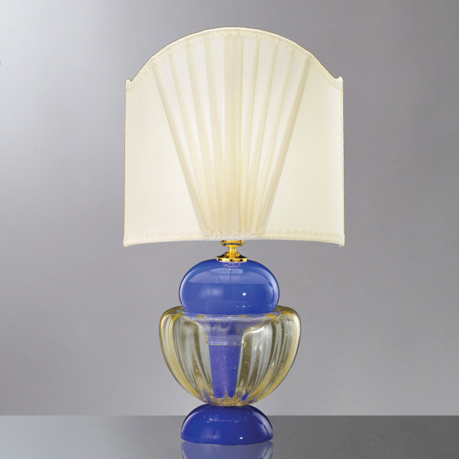 "Cleide" lampara de sobremesa de cristal de Murano