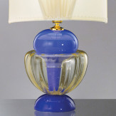 "Cleide" lampara de sobremesa de cristal de Murano - detalle