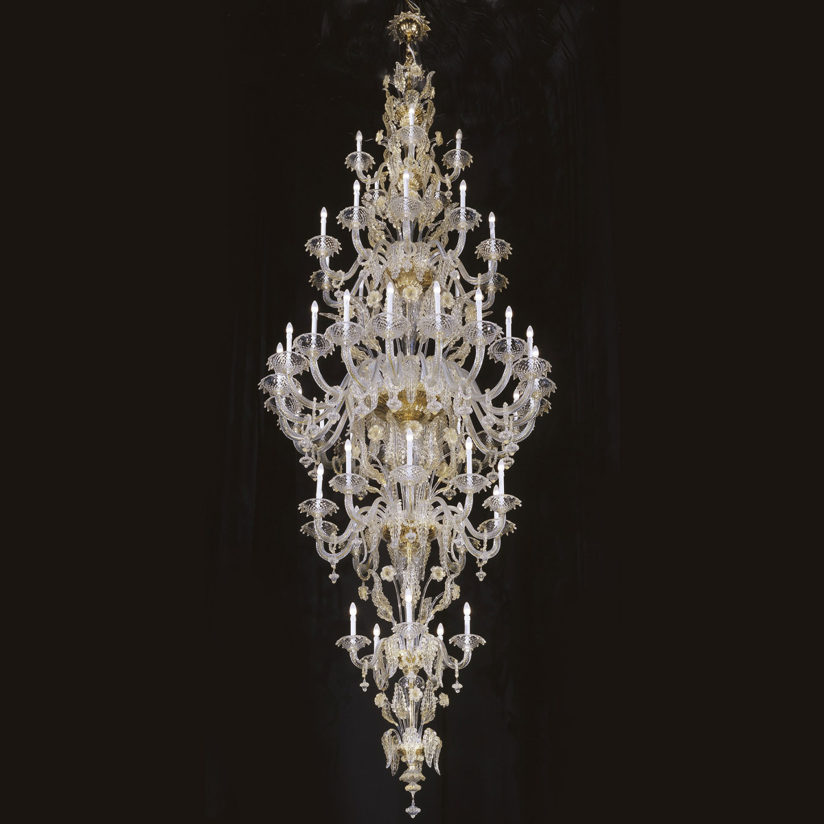 "Barberini" Murano glass chandelier -  50 lights