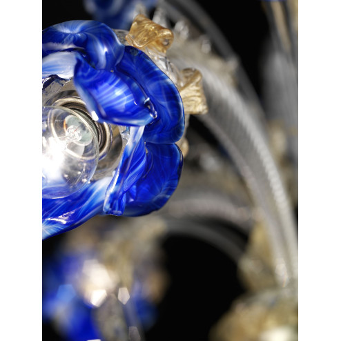 "Manin" lustre en verre de Murano - detail