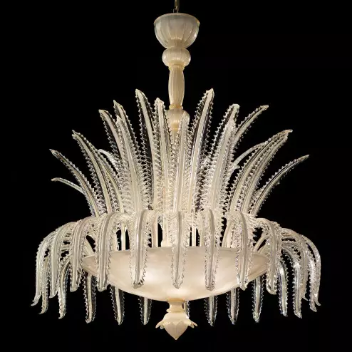 "Agata" Murano glass chandelier 6 lights