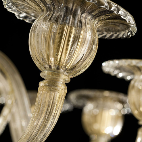 "Orfeo" Murano glass chandelier -  detail
