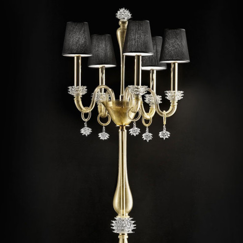 "Sibilla" Murano glass floor lamp - detail
