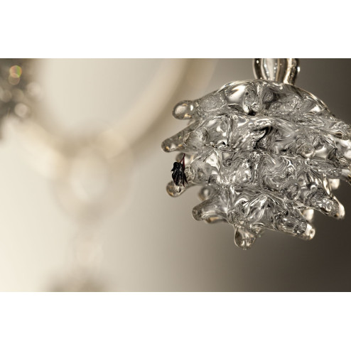 "Sibilla" araña de cristal de Murano - detalle