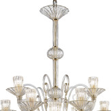 "Dioniso" lampara de araña de Murano - 15 luces - todo oro