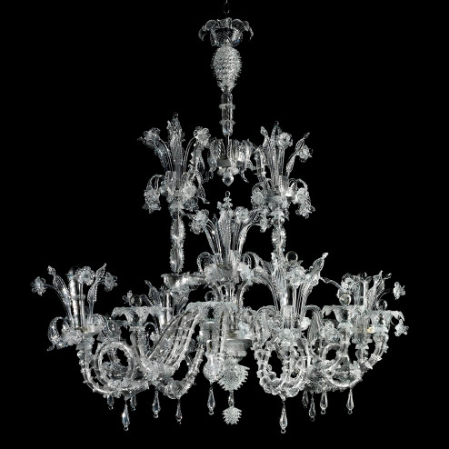 "Oasi" Murano glass chandelier