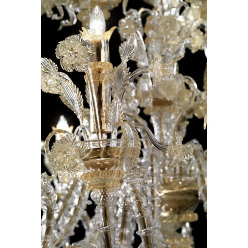 "San Zaccaria" Murano glass chandelier - detail