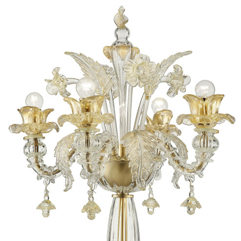 "Dovizia" lampara de sobremesa en cristal de Murano - detalle