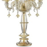 "Dovizia" lampara de sobremesa en cristal de Murano - detalle