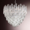 "Nelly" lampara de cristal de Murano - 6 luces - transparente