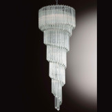 "Marilyn" lampara de cristal de Murano - 12 luces - transparent