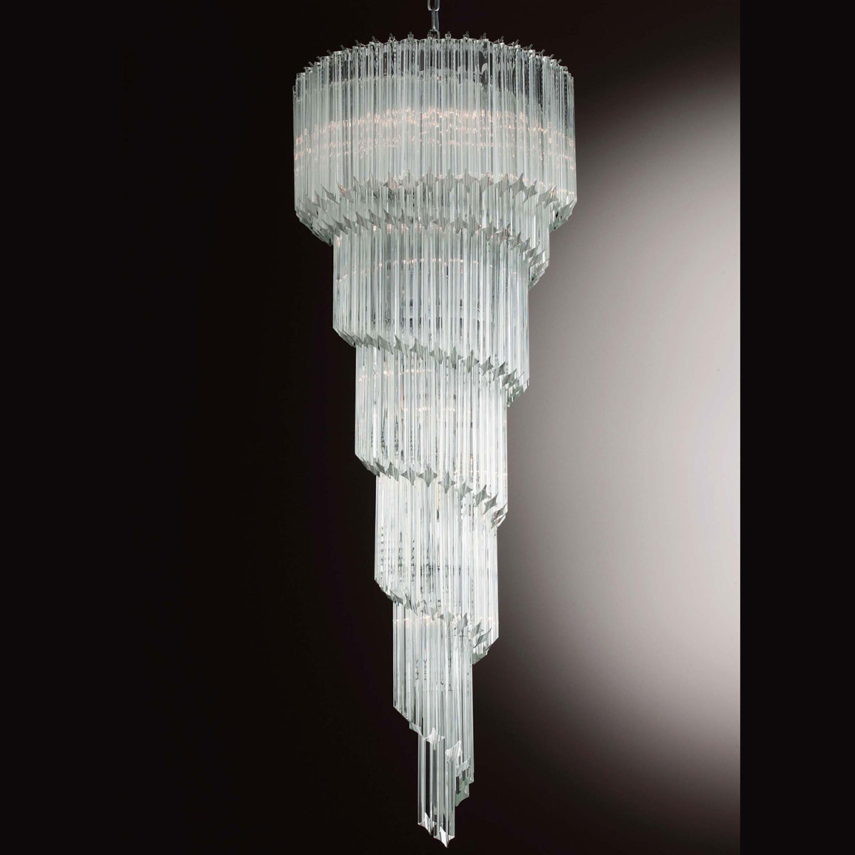 "Marilyn" lampara de cristal de Murano - 12 luces - transparent