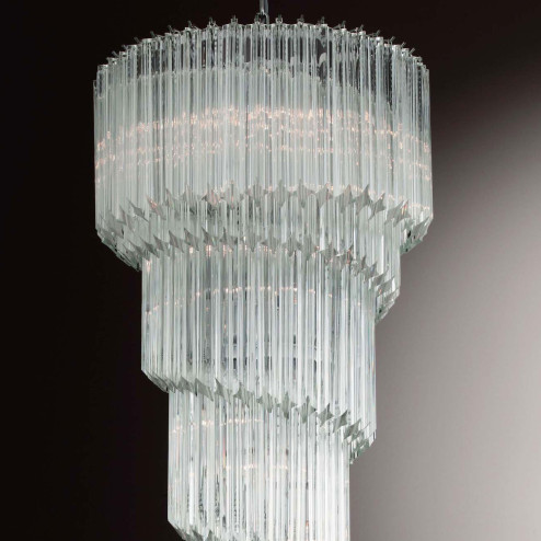 "Marilyn" lampara de cristal de Murano - 12 luces - transparent - detalle