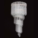 "Marilyn" Murano glas wandleuchte - 4 flammig - transparent