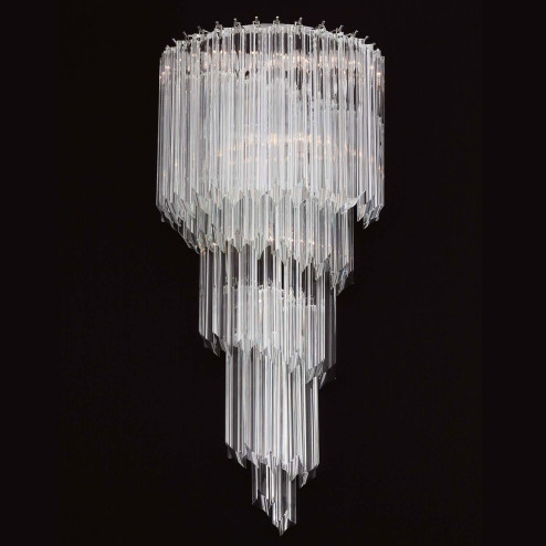 "Marilyn" applique en verre de Murano - 4 lumieres - transparent