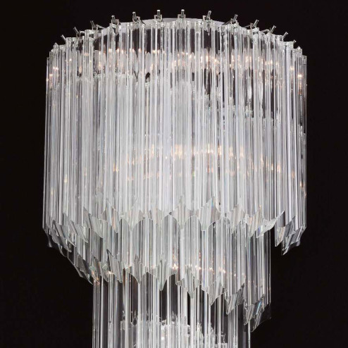"Marilyn" Murano glass sconce - 4 lights - transparent - detail