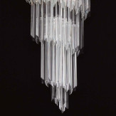 "Marilyn" aplique de pared de Murano - 4 luces - transparent - detalle