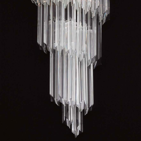 "Marilyn" Murano glass sconce - 4 lights - transparent - detail