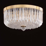 "Whitney" lampara de techo de Murano - 4 luces - transparent