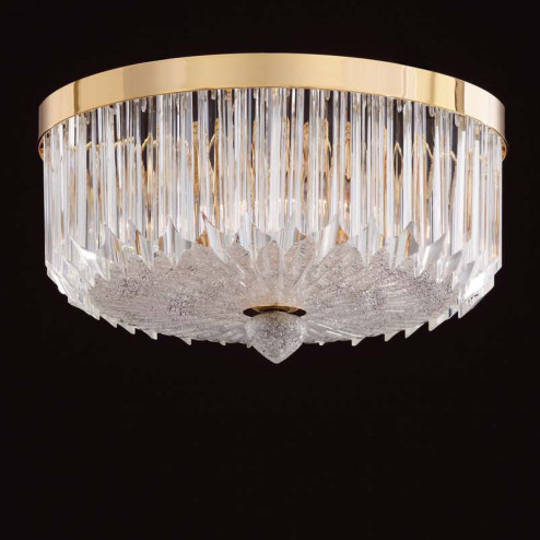 "Whitney" Murano glass ceiling light - 4 lights - transparent