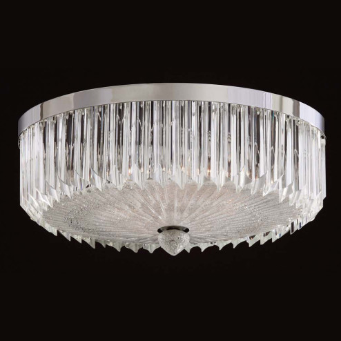 "Whitney" Murano glass ceiling light - 6 lights - transparent