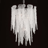 "Stalattite" lampara de araña de Murano - 4 luces