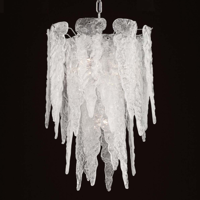 "Stalattite" Murano glass chandelier - 4 lights