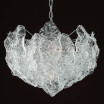 "Sandy" lampara de araña de Murano - 6 luces- transparente