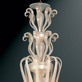 "Niobe" lustre en verre de Murano - detail