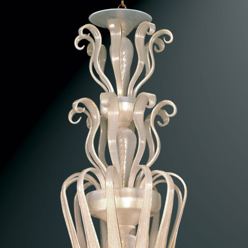 "Niobe" Murano glass chandelier - detail