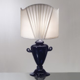 "Egle" lampara de sobremesa de cristal de Murano - 1 luz - azul