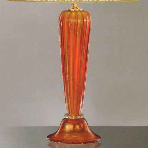 "Ambrosia" lampe de table en verre de Murano - detail