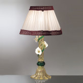 "Armonia" lampara de sobremesa de cristal de Murano
