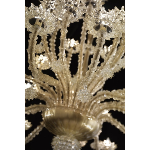 "Scintilla" lustre en verre de Murano - detail