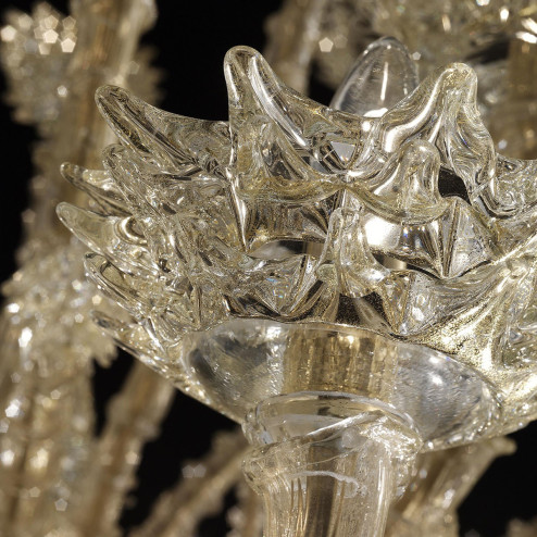 "Scintilla" araña de cristal de Murano - detalle
