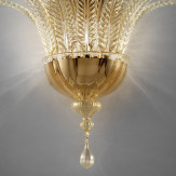 "Fantastico" aplique de Murano - 5 luces, oro - detalle