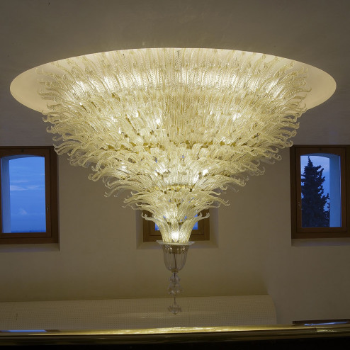 Fantastico "special" Murano glas deckenleuchte - 70 flammig