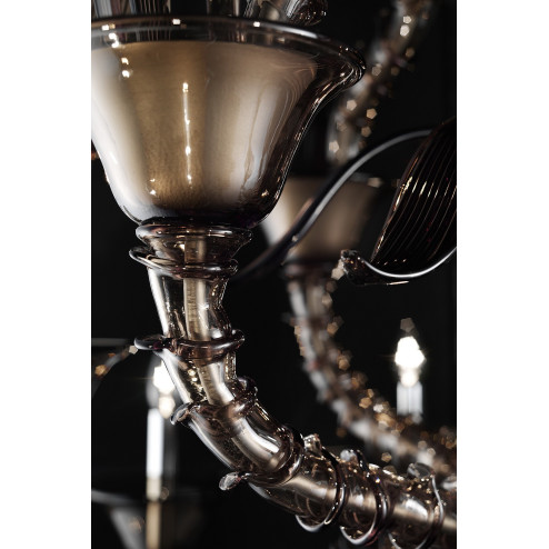 "Giano" lustre en verre de Murano - DETAIL