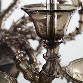 "Giano" lampara de cristal de Murano - DETALLE