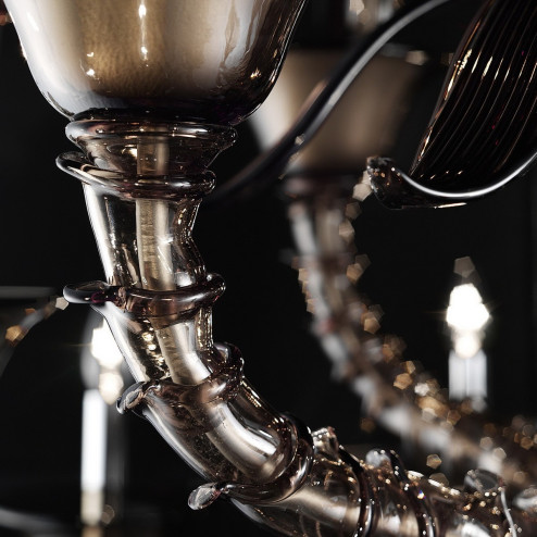 "Giano" Murano glass chandelier - DETAIL