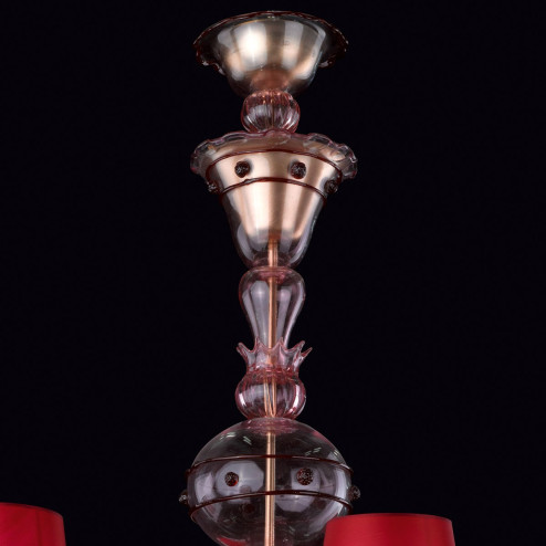 "Mercury" lustre en verre de Murano - 6 lumieres