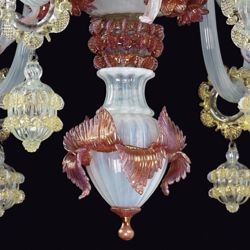 "Malia" Murano glas Kronleuchter - 8 flammig