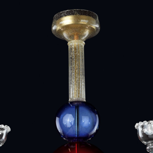 "Arlecchino" lustre en verre de Murano - 8 lumieres