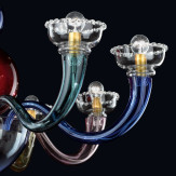 "Arlecchino" Murano glass chandelier - 8 lights