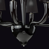 "Onice" lampara de araña de Murano - 6 luces