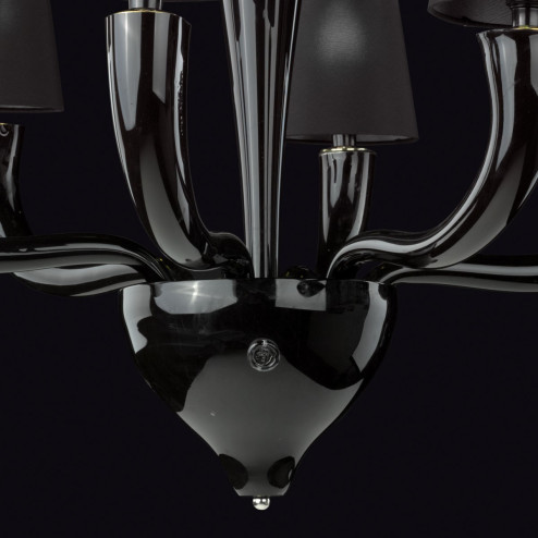 "Onice" Murano glass chandelier - 6 lights