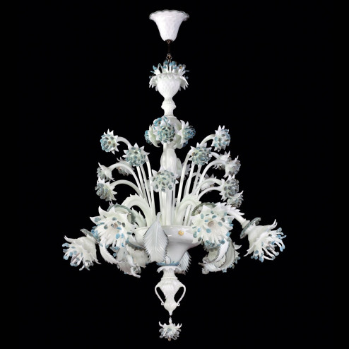 "Fiordilatte" lustre en verre de Murano