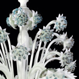 "Fiordilatte" lampara de cristal de Murano - 6 luces