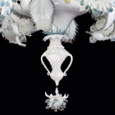 "Fiordilatte" lampara de cristal de Murano - 6 luces